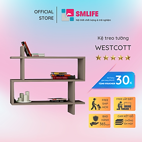 Mua Kệ trang trí phòng khách gỗ công nghiệp SMLIFE Westcott