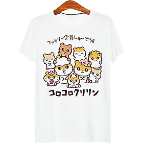 Áo thun tay màu Gia đình hamster ATCT421