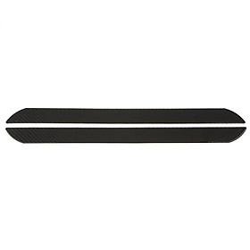 1 Pair Car Scuff Plate Door Sill Cover Panel Step Protector Guard Carbon Fiber