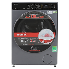 Máy giặt Toshiba Inverter 10.5 kg TW-T25BZU115MWV(MG) - HÀNG CHÍNH HÃNG CHỈ GIAO HCM