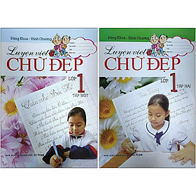 Combo 2 Quyển: Luyện Viết Chữ Đẹp Lớp 1 (Tập 1 + 2)