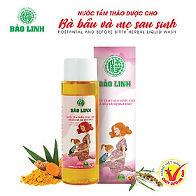 Nước Tắm Tinh Dầu Thảo Dược Bảo Linh Cho Bà Bầu, Mẹ Sau Sinh dung tích 70ml siêu tiết kiệm