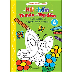 Nối Chấm - Tô Màu - Tập Đếm 04