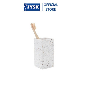 Bộ phụ kiện phòng tắm | JYSK Billsta | polyresin/đá | họa tiết terazzo | nhiều kích thước