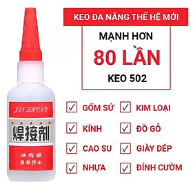 Keo Dán Siêu Dính Đa Năng Mọi Chất Liệu Cực Mạnh - Dán Gỗ Thuỷ Tinh Kim Loại Sắt Gốm Sứ Nhựa Vải