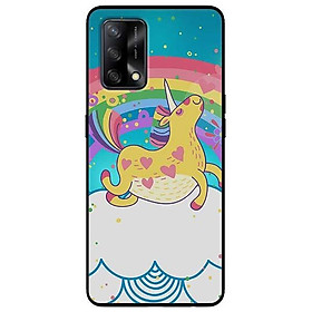 Ốp lưng dành cho Oppo A54 - A74 - A94 - A15 / A15s mẫu Ngựa Vàng Bảy Màu