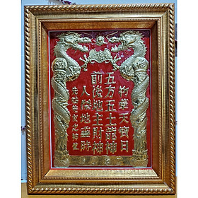 Liễn thờ ban thần tài thổ công- Đồng vàng nguyên chất liền tấm