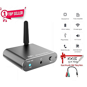Mua Hàng Chính Hãng - Bộ Thu Bluetooth D300-JA Bluetooth 5.2 Phạm Vi Kết Nối 10m Đa Dạng Kết Nối AUX 3.5mm Optical Coaxial Chế Độ Chuyển Đổi Linh Hoạt Đàm Thoại Rảnh Tay Âm Thanh Hi-Fi Hỗ Trợ Đa Định Dạng SBC AAC aptX-HD Pin Trâu 10 Tiếng Nhỏ Gọn - ROGTZ