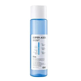 Nước hoa hồng Welcos IOU Super Aqua Moist Toner cung cấp độ ẩm cho da với nho biển và dầu Argan 300ml