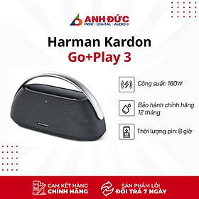 Loa Harman Kardon Go Play 3 (Công suất 160W) - Hàng Chính Hãng PGI