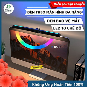 Đèn Treo Màn Hình T301 Bảo Vệ Mắt Tích Hợp Thêm Đèn Decor Với 10 Độ LED RGB-Hàng Chính Hãng