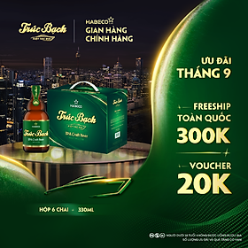 Bia Trúc Bạch IPA Craft - Hộp 6 chai 330ml