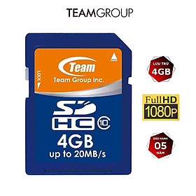 Mua Thẻ nhớ SDHC Team Group 4GB upto 20MB/s Class 10 (dành cho máy ảnh) - Hàng chính hãng