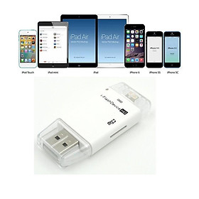 Đầu đọc thẻ nhớ cho iPhone iPad - i-FlashDevice HD Card Reader