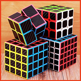 Rubik Carbon cao cấp 2x2, 3x3, 4x4, 5x5