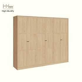 Mua HAPPY FURNITURE   MATTA - Tủ quần áo 6 cửa mở   TCM_212   240cm x 54cm x 200cm DxRxC