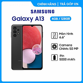 Mua Điện Thoại Samsung Galaxy A13 (4GB/128GB) - Hàng Chính Hãng  Mới 100%  Nguyên Seal | Bảo hành 12 tháng QZ4 - Màn Hình 6.6 Inches - Pin Khủng 5000 mAh