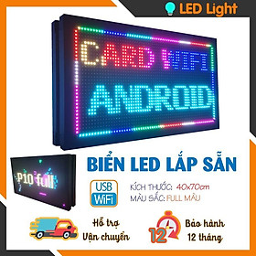 BIỂN QUẢNG CÁO LED MA TRẬN 2 MẶT - FULL MÀU NGOÀI TRỜI