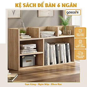 Mua Kệ Sách Gỗ  Hồ Sơ  Để Bàn HọcTập  Giá Để Tài Liệu  Decor Phòng Học  Chống Ẩm Mốc Loại 6 Ngăn Kích Thước 40CM*60CM