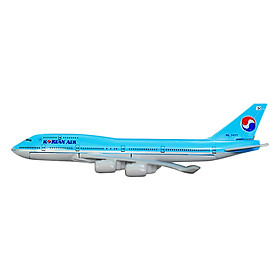 Mô Hình Máy Bay Trưng Bày Boeing 747 Korea Air Everfly (Xanh Nhạt)