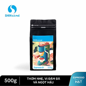 Cà Phê Nguyên Chất Pha Máy SHIN Cà Phê - Espresso E1 500g Hạt