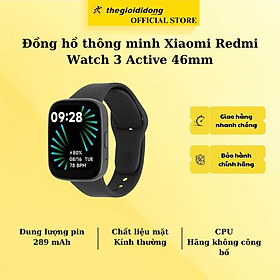 Mua Đồng hồ thông minh Xiaomi Redmi Watch 3 Active 46mm - Hàng Chính Hãng