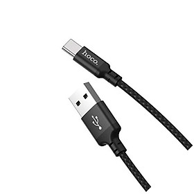 Mua Cáp sạc Hoco Type C 2A được bọc ngoài bằng sợi nylon dệt kim với hiệu năng mạnh mẽ ( có 2 màu ) - Hàng chính hãng