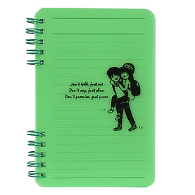 Sổ Tay Vivaone LX Bìa Nhựa (9.5 x 15 cm) - Xanh Lá