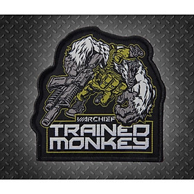 Patch_velcro chiến thuật TRAINED MONKEY_Warchief