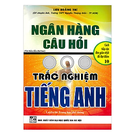 Ảnh bìa Ngân Hàng Câu Hỏi Trắc Nghiệm Tiếng Anh