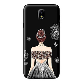 Ốp in cho Samsung Galaxy J2 Core Cô Gái Váy Xám - Hàng chính hãng
