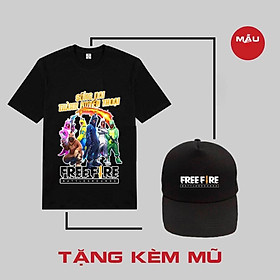 SALE 50 % TẶNG KÈM MŨ MUA Áo Free Fire nhiều mẫu 3D Màu Đen Team Heavy 2021 / co size trẻ em