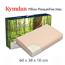 Gối cao su thiên nhiên Kymdan Pillow PressureFree Max 60 x 38 x 10 cm