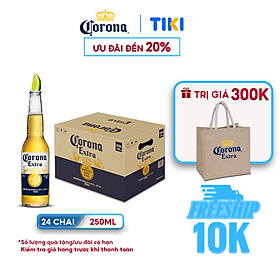 Bia Corona Extra Nhập Khẩu Thùng 24 Chai (250ml/chai)