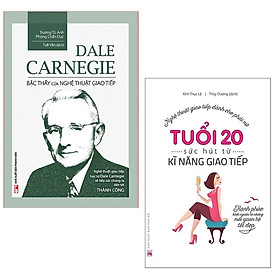 Hình ảnh Combo sách: Dale Carnigie-Bậc Thầy Của Nghệ Thuật Giao Tiếp (Bìa cứng) + Tuổi 20, Sức Hút Từ Kĩ Năng Giao Tiếp (MinhLongbooks)