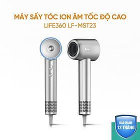 Máy Sấy Tóc Ion Âm Tốc Độ Cao Life360 LF-MST23 1500W (Màu Bạc) -Hàng chính hãng