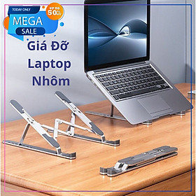Mua Giá đỡ laptop hợp kim nhôm đế giữ laptop giúp điều chỉnh độ cao  gấp gọn và tản nhiệt cho Laptop  Surface  Ipad  Macbook