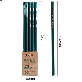 Bút chì lục giác deli - loại 2b/hb - 10 chiếc/hộp - 33311 / 33312 .