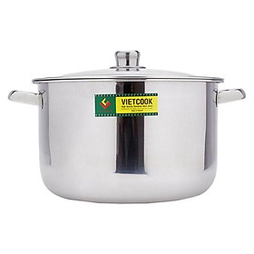 Mua Nồi inox 15 lít size 32 sử dụng trên bếp từ  nồi luộc gà nấu canh inox