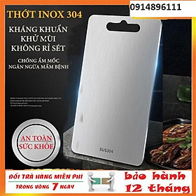 THỚT INOX SUS 304 AN TOÀN KHÔNG NẤM MỐC