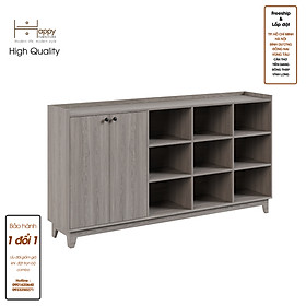 [Happy Home Furniture] KINA , Tủ lưu trữ 2 cửa mở- 9 ngăn , 200cm x 40cm x 96cm ( DxRxC), TCM_041