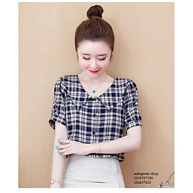 Nh47820-ÁO KIỂU SỌC NỮ TÍNH