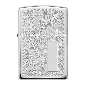Bật Lửa Zippo Venetian Chrome