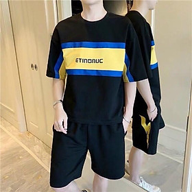 ĐỒ BỘ NAM MÙA HÈ CHẤT THUN COTTON MÁT THẤM HÚT MỒ HÔI ĐƠN GIẢN THỜI TRANG PHONG CÁCH