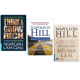 Sách - Combo Nghĩ giàu làm giàu + Đường đến thành công + Để thế giới biết bạn là ai - FirstNews
