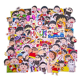 Set 100 Sticker - Maruko and Shin