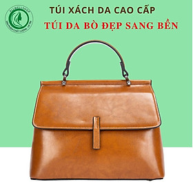 Túi Xách Nữ Đeo Vai, Cầm Tay Da Bò Thật, Túi mới hợp thời trang, Phong Cách túi thời trang phù hợp với tất Phong Cách SangTrọng Tiện dụng đựng nhiều đồ  Túi đeo chéo Size 27cmX12.5cmX20cm