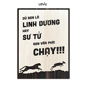 Tranh Slogan LEVU LV034 