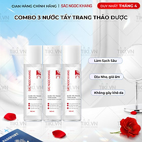 Combo 3 nước tẩy trang Sắc Ngọc Khang 145ml