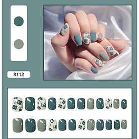 Bộ 24 móng tay giả nail thơi trang như hình (R112)